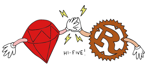 Ruby rust hi five